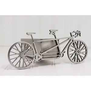 Stainless Tandem Bicycle Hitch Cover – Fits 2” Hitch Receiver