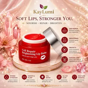 Cell Repair Brightening Lip Balm - 30g/1oz Soft Pink Lips Enhancer Lip Care Cosmetics Hydrating Lip Care