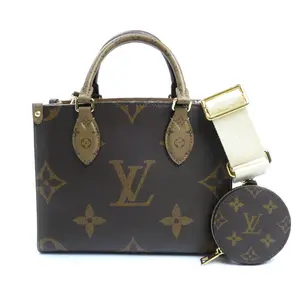 Pre-owned Louis Vuitton Canvas Shoulder Bags OnTheGo PM Monogram 2way Bag