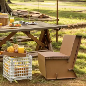 Mini Cardboard Chair - Assembled Toys, DIY Decoratable, Tool-Free Assembly, Perfect for Play &Imagination,Lightweight &Durable Paper Furniture
