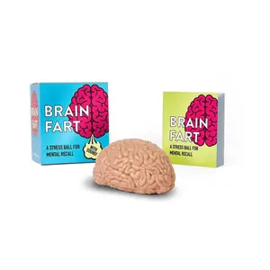 Brain Fart Stress Ball Book Funny Desk Toy Memory Relief Gift - Paperback