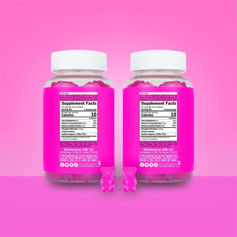 Perfect PH Balance Gummies - Double Pack (2 Bottles) - Women's Real Pineapple Flavored Vaginal Supplement - 2 Month Supply - Gelatin-Free Probiotics Vitamins Natural Wellness Boost Dietary Supplement