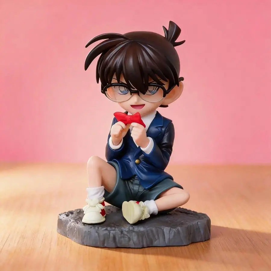 Anime Figure Conan Edogawa - Detective Conan Collectible Model 11cm Desktop Decoration Boxed Version