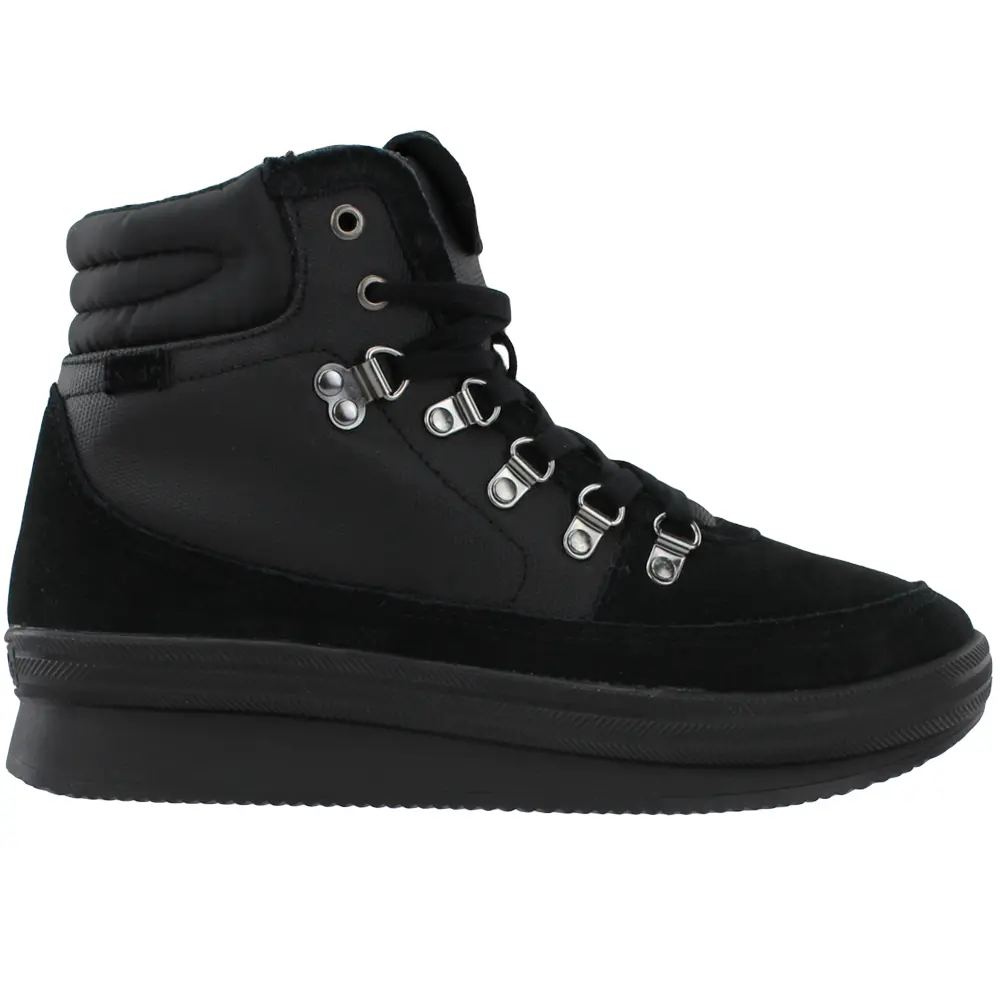 Keds Womens Midland Lace Up Rain Casual Boots Ankle - Black