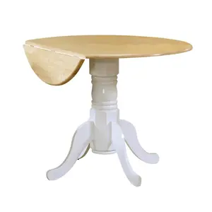Allison Round 40-inch Drop Leaf Extension Dining Table Top ONLY (base not included)