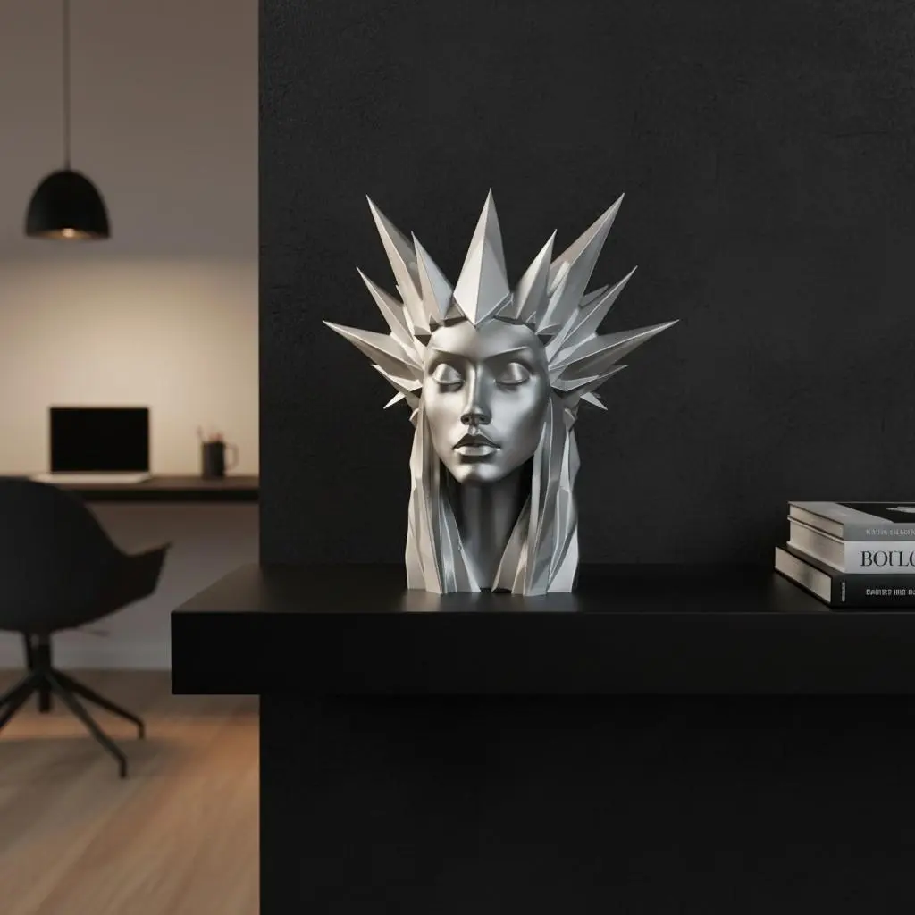 Ice Queen Bust Sculpture