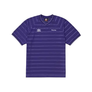 Supreme Men's Umbro Stripe Soccer Jersey Purple, from StockX