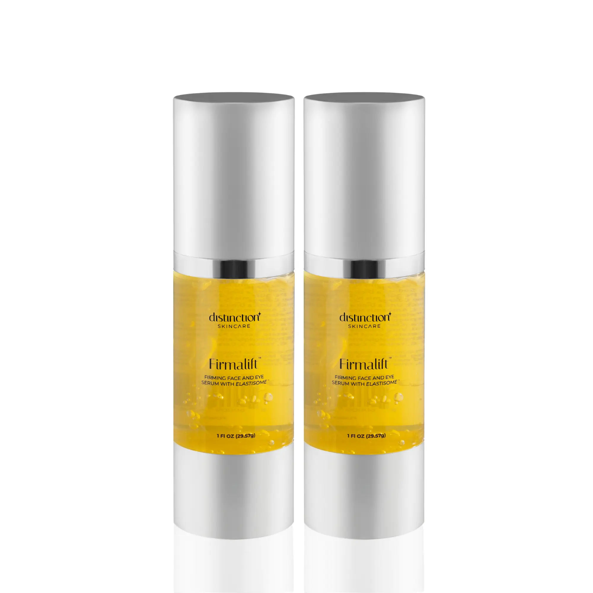 Distinction Firmalift Firming Face & Eye Serum with Elastisome, 2 Pack — Anti-Aging Serum for Fine Lines & Wrinkles, Collagen & Elastin, All Skin Types, 2 x 1 Fl Oz