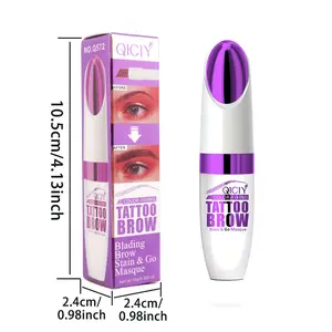 Cross-border r QICIY-Q572 three-color long-lasting eyebrow gel, natural and durable peel-off eyebrow gel