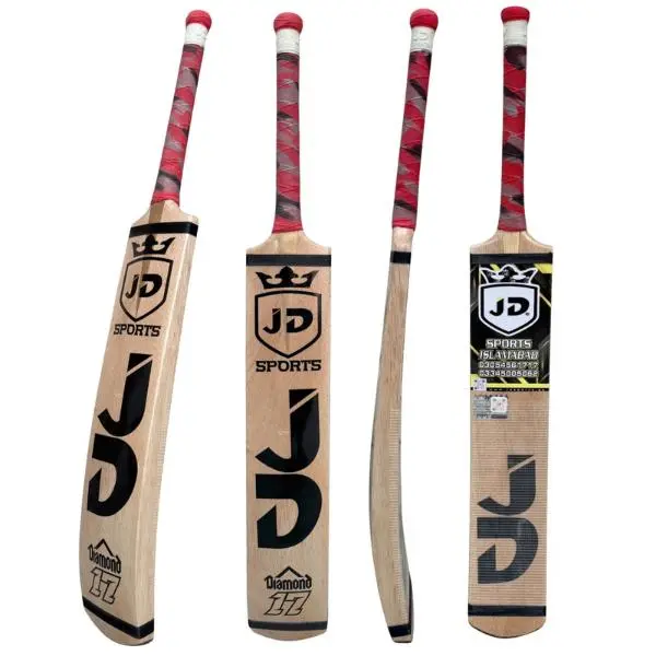 JD Sports Diamond Edition Cricket Bat - Superior Quality & Precision for Powerful Shots & Accurate Hits - Ideal for Beginners & Professionals