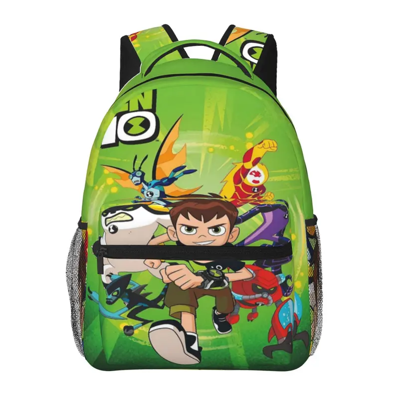 Lightweight ben10 Backpack Funny Cartoon Ben 10 Travel Casua