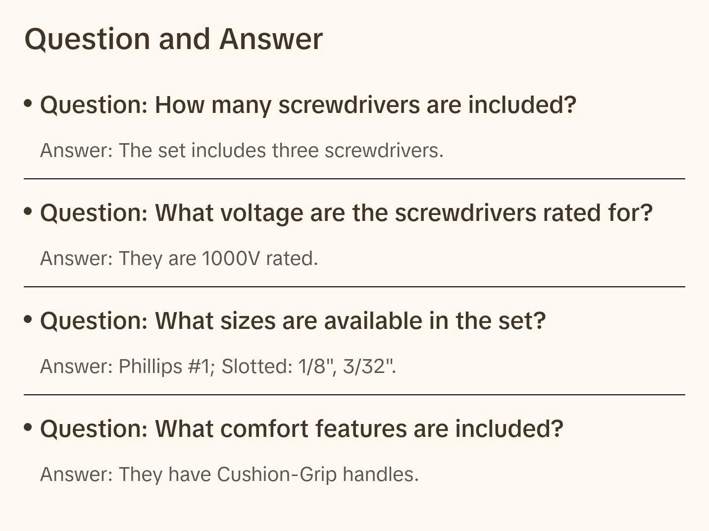 Klein Tools 85613INS Insulated Precision Screwdriver Set, 3-Piece