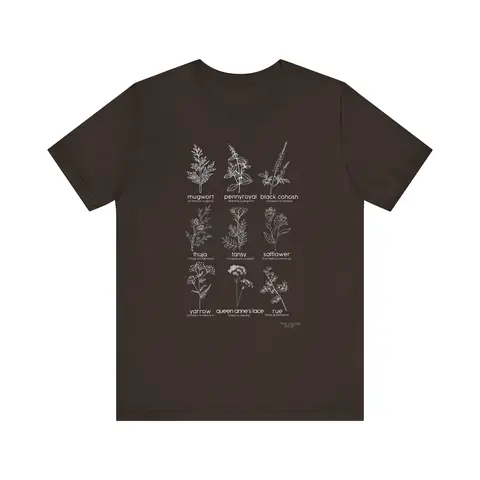 Dark Herbs for Reproductive Freedom Unisex Jersey Short Sleeve Tee