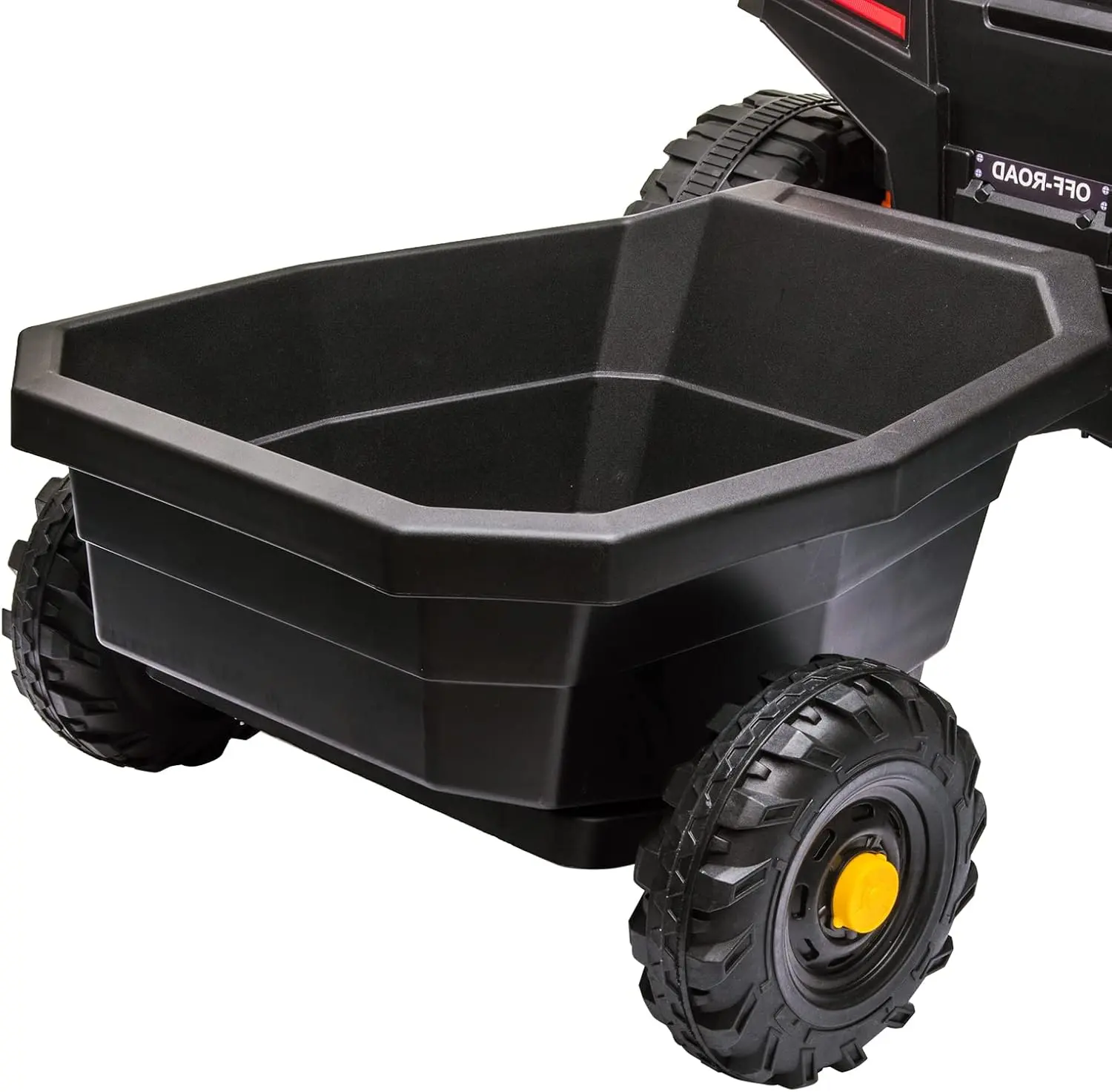 Trailer for Kids Ride On Car UTV, Durable and Easy-to-Install Toy Trailer, Compatible with Kids Electric Vehicles for 3-8 Years Old Boys & Girls (Trailer Only) Truck Trike
