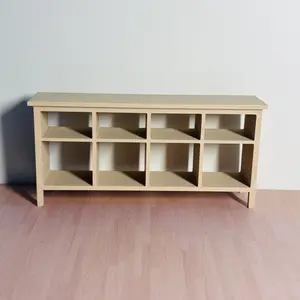 1:12 Scale Dollhouse Mini TV Cabinet Furniture Model, PLA Material (Non-Wood), BJD Dollhouse DIY Decoration, Dollhouse Storage Cabinet, Doll Accessories Gift, Holiday/Birthday Gift