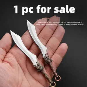 Mini Dragon Head Knife, Portable Stainless Steel Pocket Knife, Keychain Multi-Function Home Tool, Compact and Elegant Design