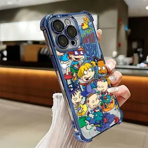 Popular Movie R-Rugrats Phone Case SuitableFor iPhone 17 16 15 14 13 12 11 Pro Max Plus Air & Samsung Galaxy S25 Ultra S24 S23 S22 S21 Plus - Top Fan's Phone Case Cover as Perfect Gift Get Ready for Halloween