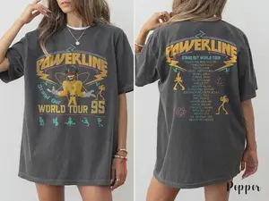 Powerline Movie Comfort Colors Shirt, Vintage Powerline Stand Out Shirt, Vacation Shirt