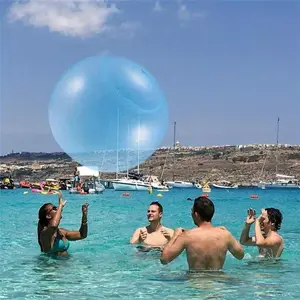 Giant Bubble Ball, Transparent Tpr Water-Filled Bubble Ball, Durable and Easy to Inflate, Leak-Proof Design, Outdoor Fun for Family Gatherings