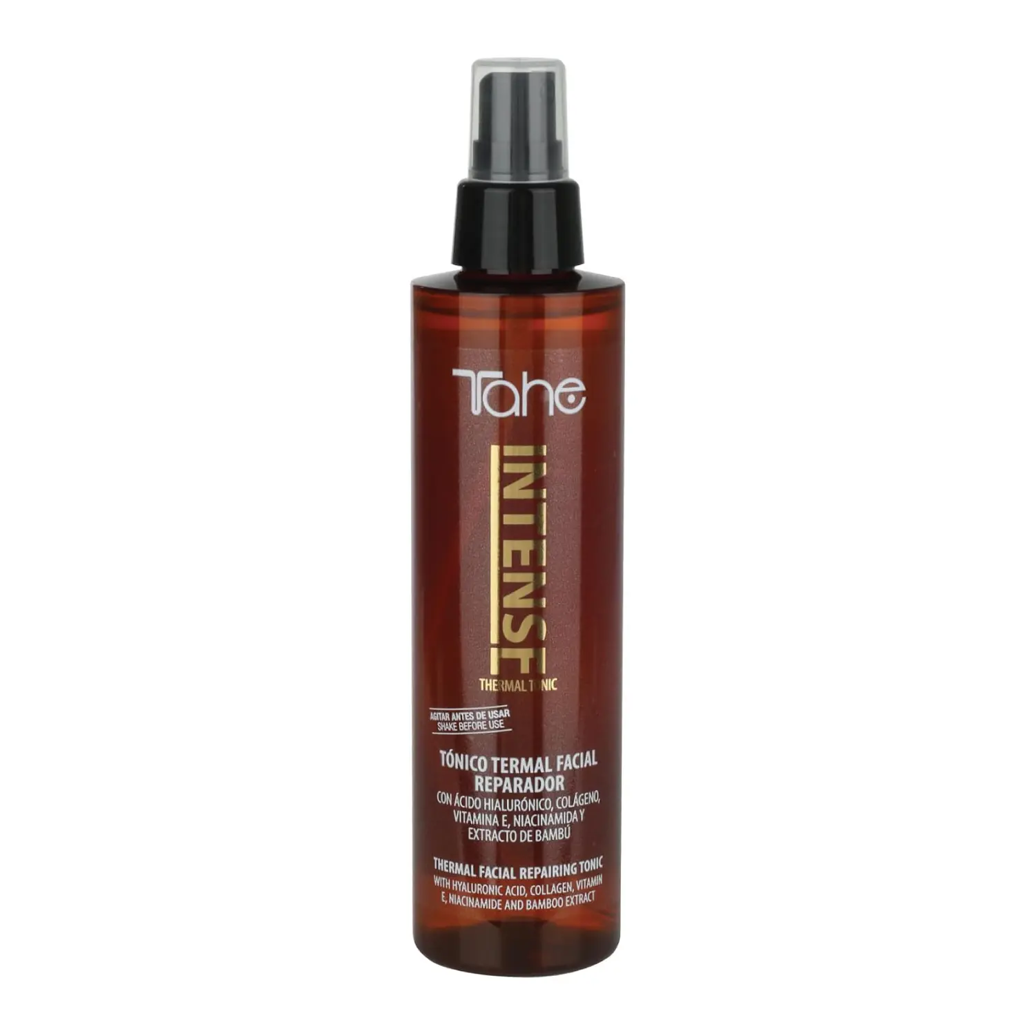 Tahe Intense Facial Repairing Tonic with Hyaluronic Acid, Collagen, Vitamin E, and Bamboo Extract, 200 ml