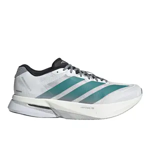 adidas Mens Adizero Boston 13 Running Sneakers Shoes - White