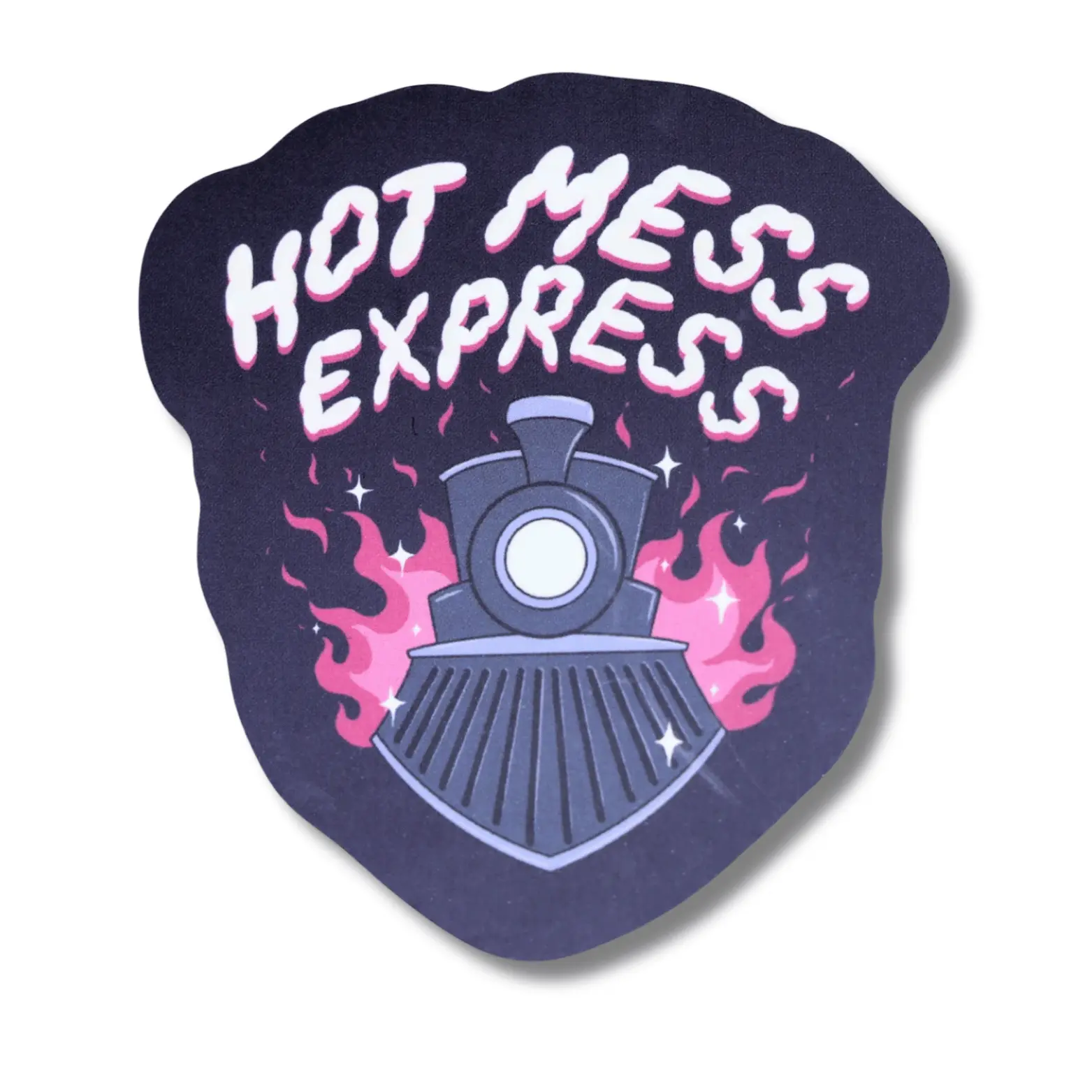 Hot Mess Vinyl Sticker – Funny, Snarky, Waterproof Sticker for Water Bottles, Laptops & More – Choose 1 Design