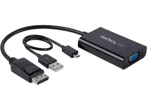 StarTech.com DP2VGAA DisplayPort to VGA Adapter with Audio - DP to VGA Converter - 1920x1200