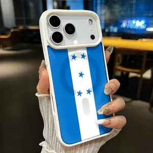 Phone Case: Honduran Flag Magnetic Phone Case Is Suitable for iPhone 17 E Air Pro ProMax iPhone16 15 14 Plus 13 12 Mini 11 X XS XR. It Features a Fashionable and Trendy Pattern Design.