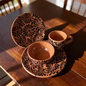 Handmade Talavera Dinnerware Set with 4 Piece