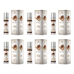 Choco Musk 6 Pack Roll On Perfume Oil 6 ml Bundle Sweet Vanilla Chocolate Amber Perfume