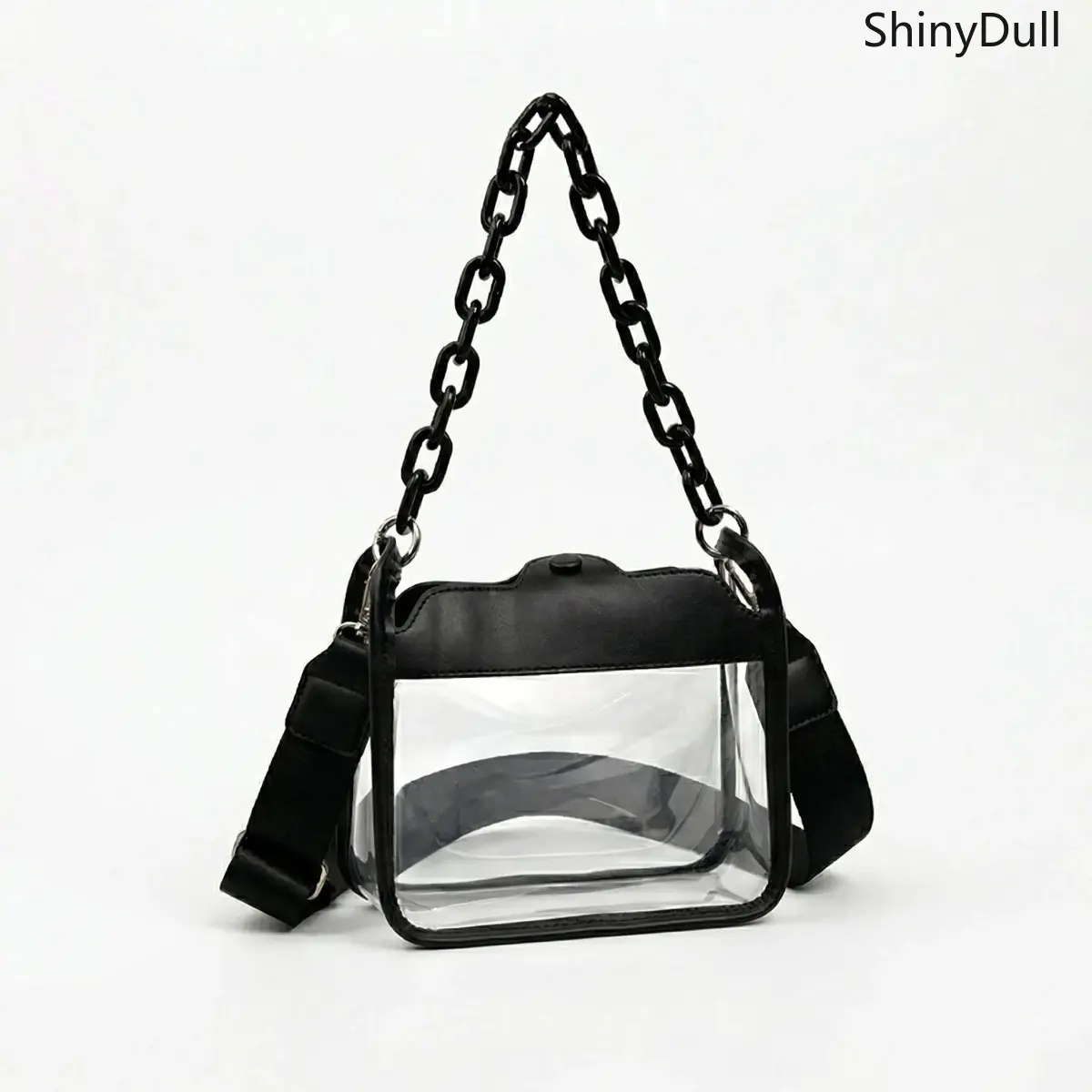 Clear Stadium Bag for Women & Men – Transparent Crossbody Shoulder Bag