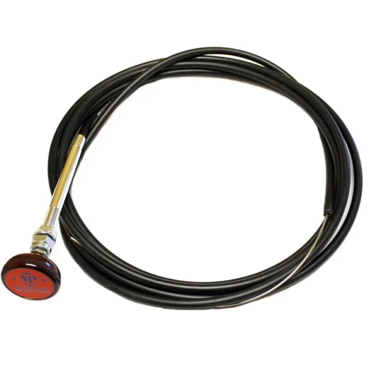 EE4-306-15 MPN600263 15-Foot Fixed Length PTO Control Cable Assembly with Knob, Boat Steering Equipment for Direct Replace in Water Sports Boating