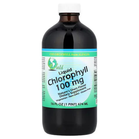World Organic Liquid Chlorophyll, 16 fl oz (474 ml)
