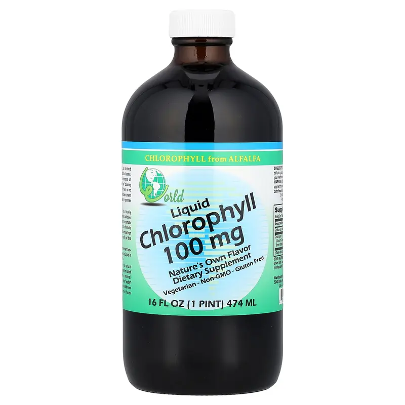 World Organic Liquid Chlorophyll, 16 fl oz (474 ml)