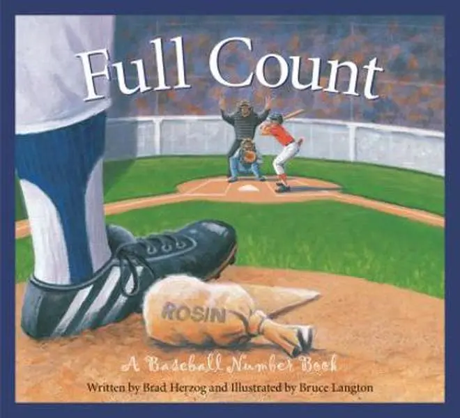 Used Children's Baseball Book - Full Count: A 1-100+ mph Baseball Number Book by Brad Herzog (Hardcover, Used Copy, 1.05 lbs), Children's Book