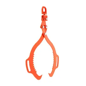 fathersdaygift VEVOR 28in Log Lifting Tongs, 2-Claw Log Tongs, Heavy Duty Steel Log Grapple, 1100LBS Lifting Capacity, Swivel Log Graper Timber, Eagle Claw Design, Log Skidding Tongs for Trucks, Tractors, Forklifts