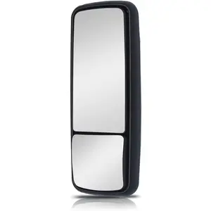 TORQUE Mirror Chrome w/Heating Door Mirror for 1996-2010 Freightliner Century Set Left Driver Side