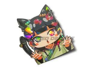 Mao Chan Holographic Sticker For Car or Laptop