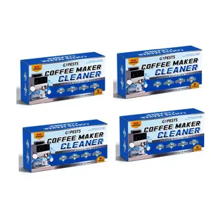 Coffee Machine Cleaner Descaler Tablets - 24 Pack, Deep Cleaning and Descaling for All Coffee Makers , Coffee Maker Pot Descaling & Cleaning Tabs, Descale Drip Coffe And Espresso Machines
