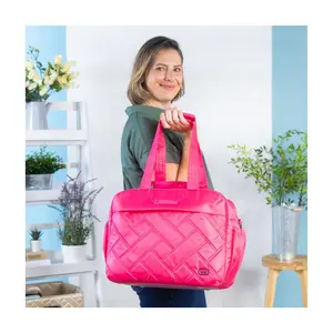 Lug Classic Quilted Duffel Bag - Trolley Bus