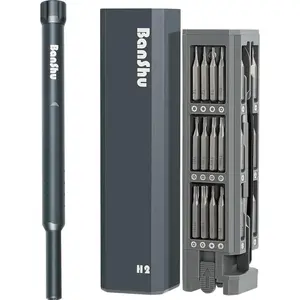 Screwdriver Set, 46 in 1 Screwdriver Set with Case, Mini Screwdriver Repair Tool Kit for Electronics,, Watch, Phone, Jewelry, Laptop, MacBook, PC, Camera