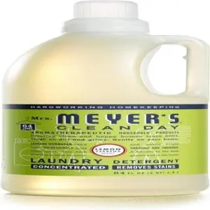 Liquid laundry detergent biodegradable formula infused with essential oils lemon verbena 64 oz 64 loads