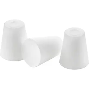 Frosted Glass Replacement Shade E26 Base with 1-5/8" Fitter 3-pack Cone White Shades for Pendant Light Wall Sconce Vanity Light Table Lamp