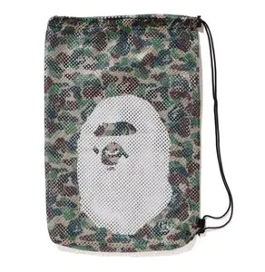 Bape x Arena Mesh Bag ABC Green Camo