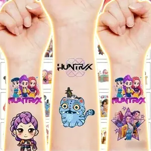 2026 Hot 20pcs/set Cartoon Kpop Temporary Tattoo Sticker   Gift Cute Waterproof Tattoo For Funny party