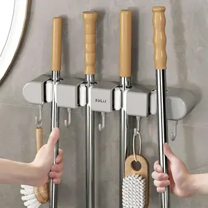 Hooks Broom Mop Holder