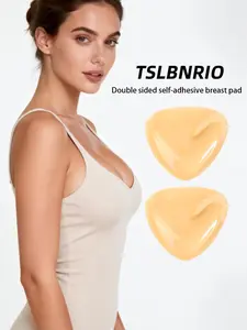 Triangle Thickened Push-Up Bra Pads, Dual-Sided Glue, Invisible Bras for Women, Seamless Self-Adhesive, Enhance Small Breasts, Prevent Sagging, Sticky Bra Pads