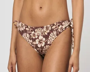 ROXY Women's Side Lace-up Bikini Bottoms - UPF 50+ Quick-Dry Hipster Swimwear
