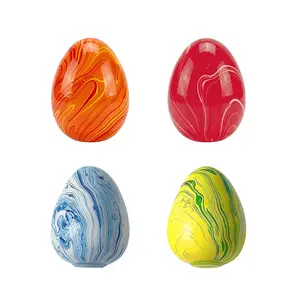 Simulation Egg Flow Pattern Squishy Toy, Stress Relief Squeeze Egg Toy, Perfect for Boredom Killing, Immersive Kneading Decompression Toy
