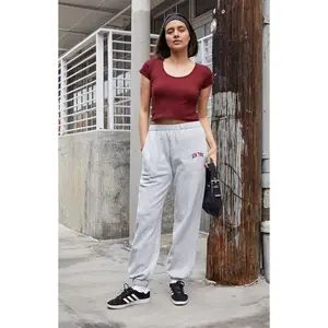 John Galt Women's Light Gray New York Rosa Sweatpants